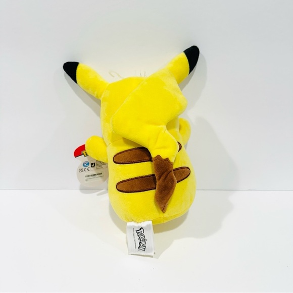 NWT Jazwares Pokemon Pikachu Sitting 10” Plush - Picture 5 of 7